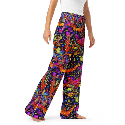 Cosmic Colorquake on a Women's Pajama Pants