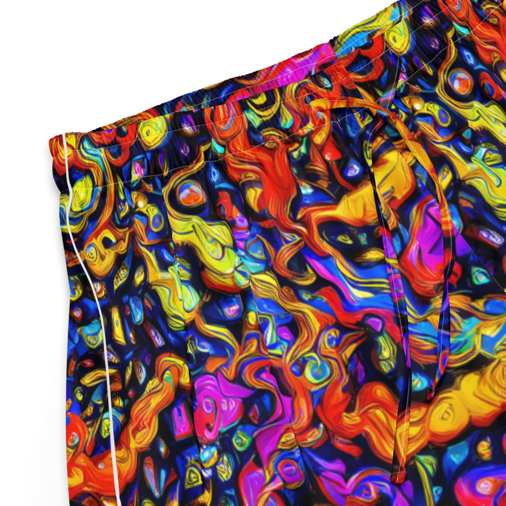 Cosmic Colorquake on Women's Pajama Shorts — Product details