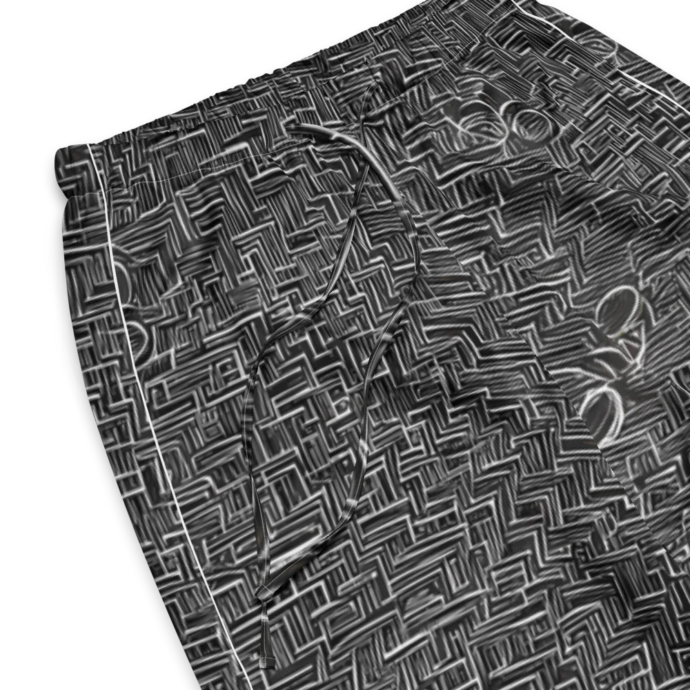 Noir Geometry on Women's Pajama Pants — Product details