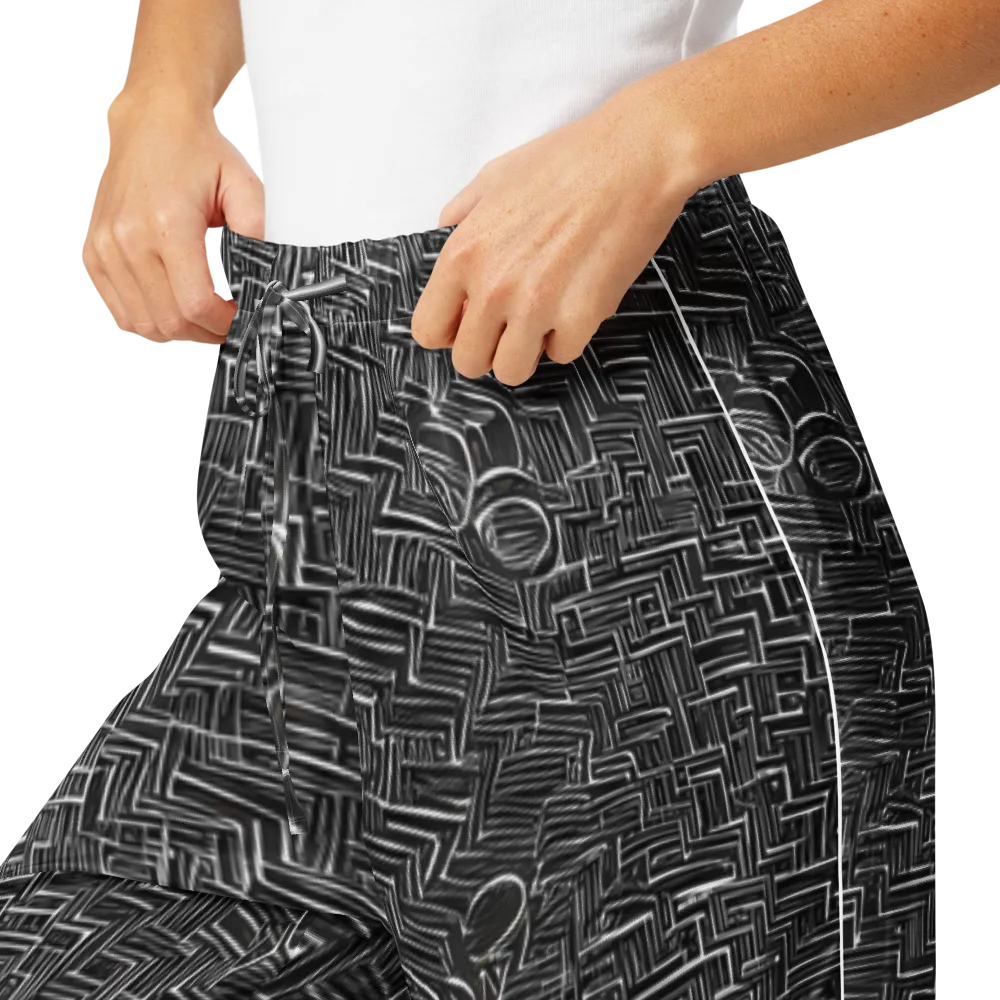 Noir Geometry on Women's Pajama Pants — Product details