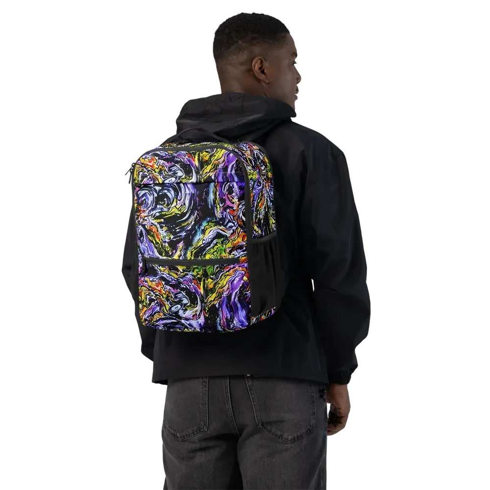 Midnight Mutation on Utility Backpack — Back