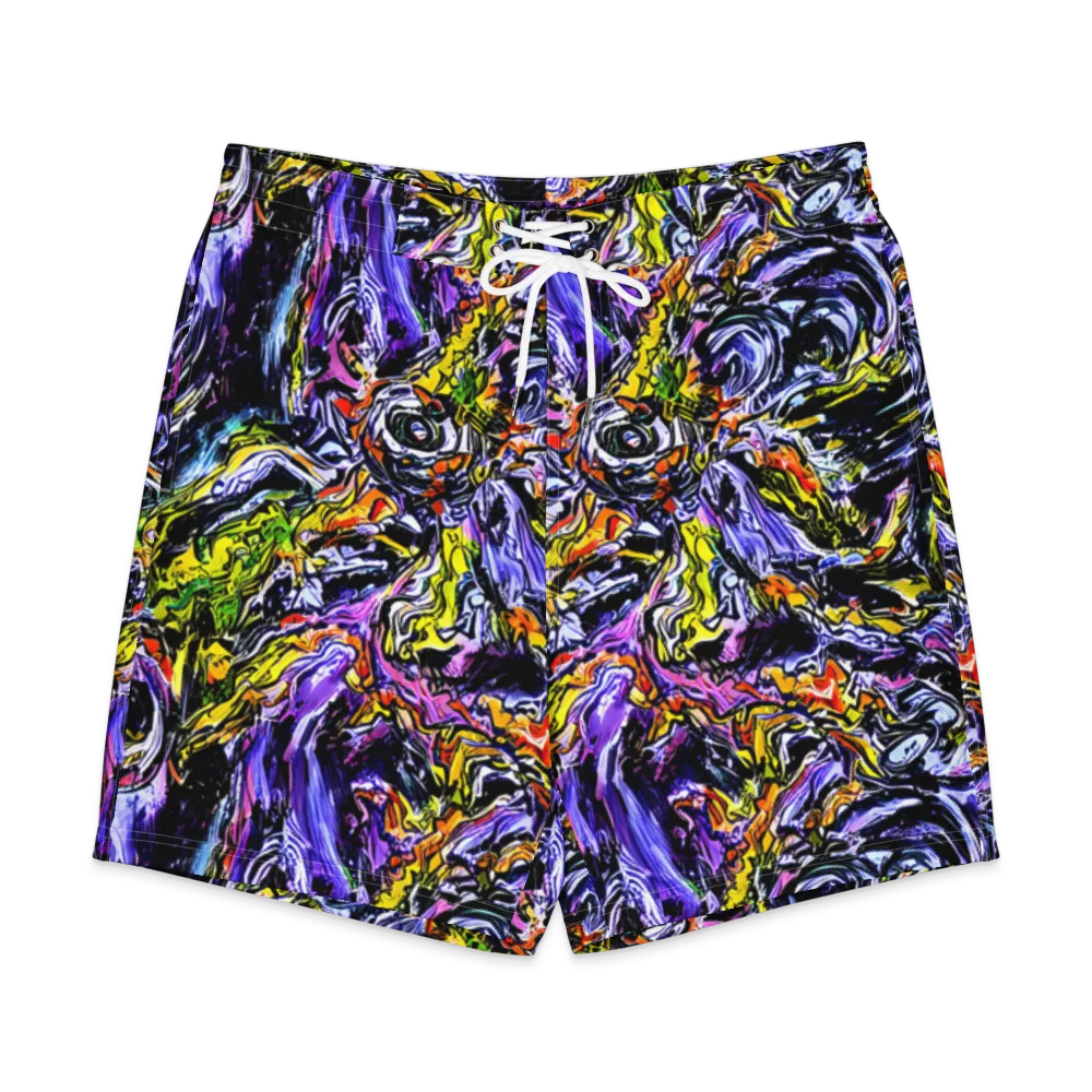 Midnight Mutation on Men's Board Shorts — Front
