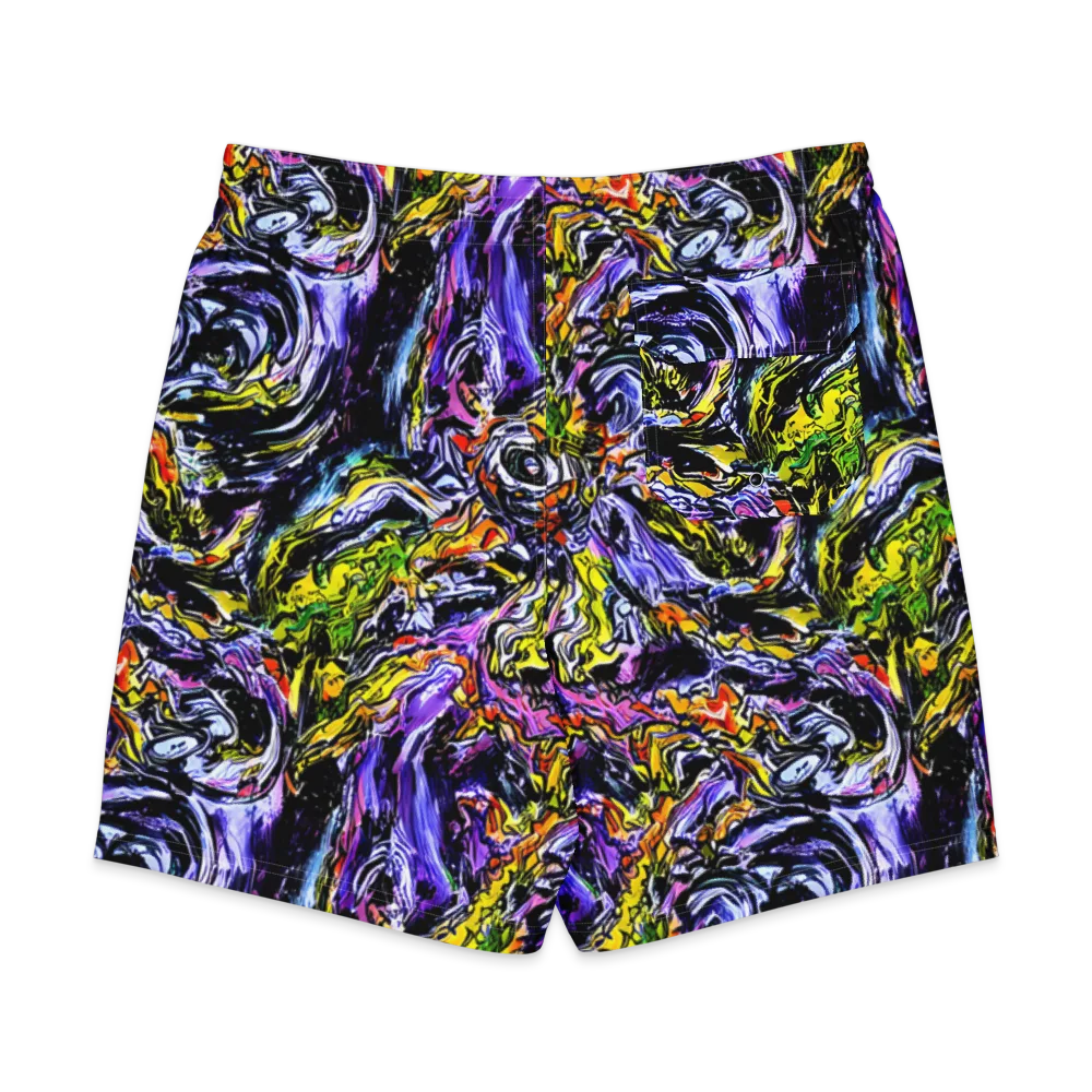 Midnight Mutation on Men's Board Shorts — Back