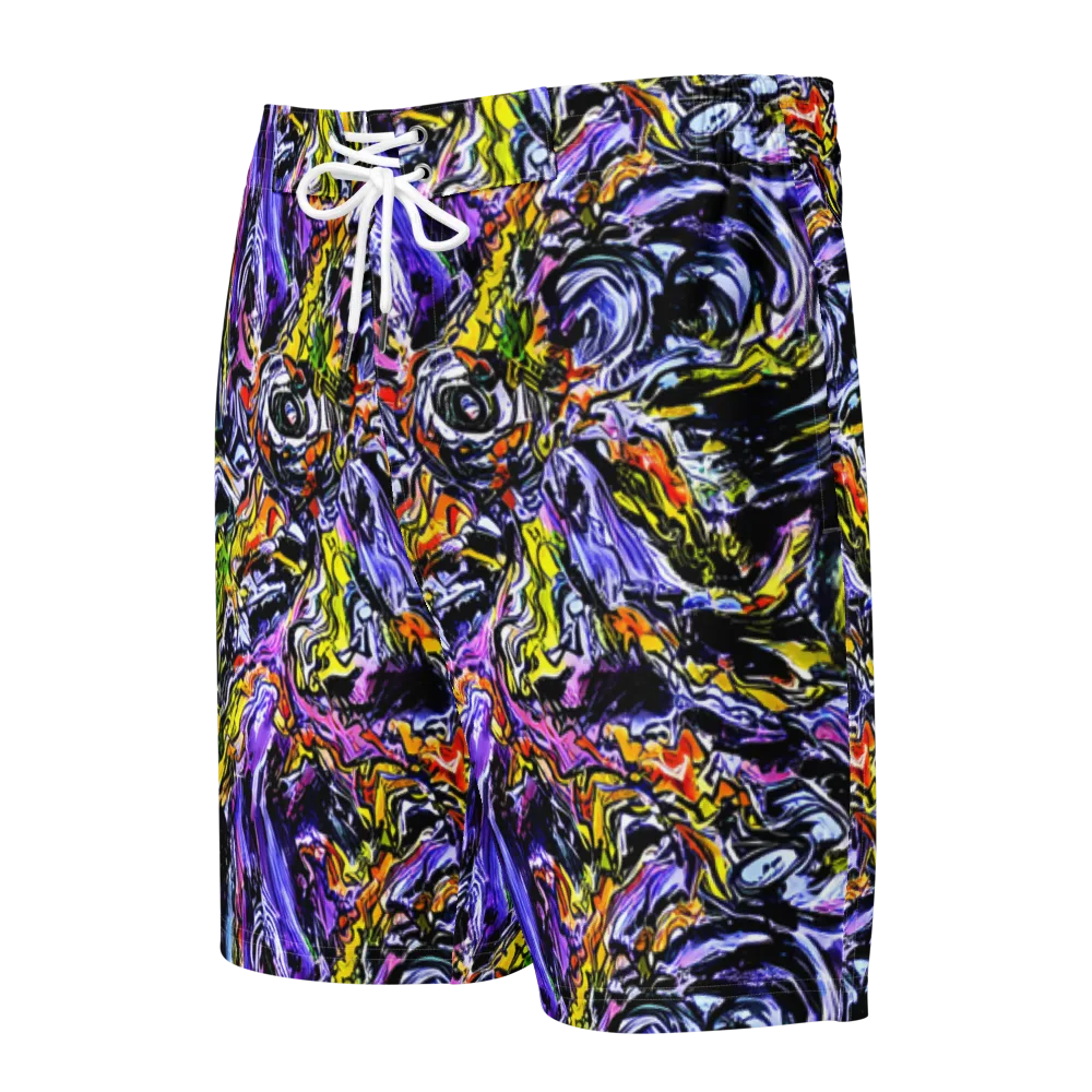 Midnight Mutation on Men's Board Shorts — Front