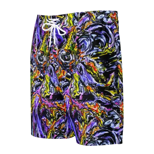 Midnight Mutation on a Men's Board Shorts
