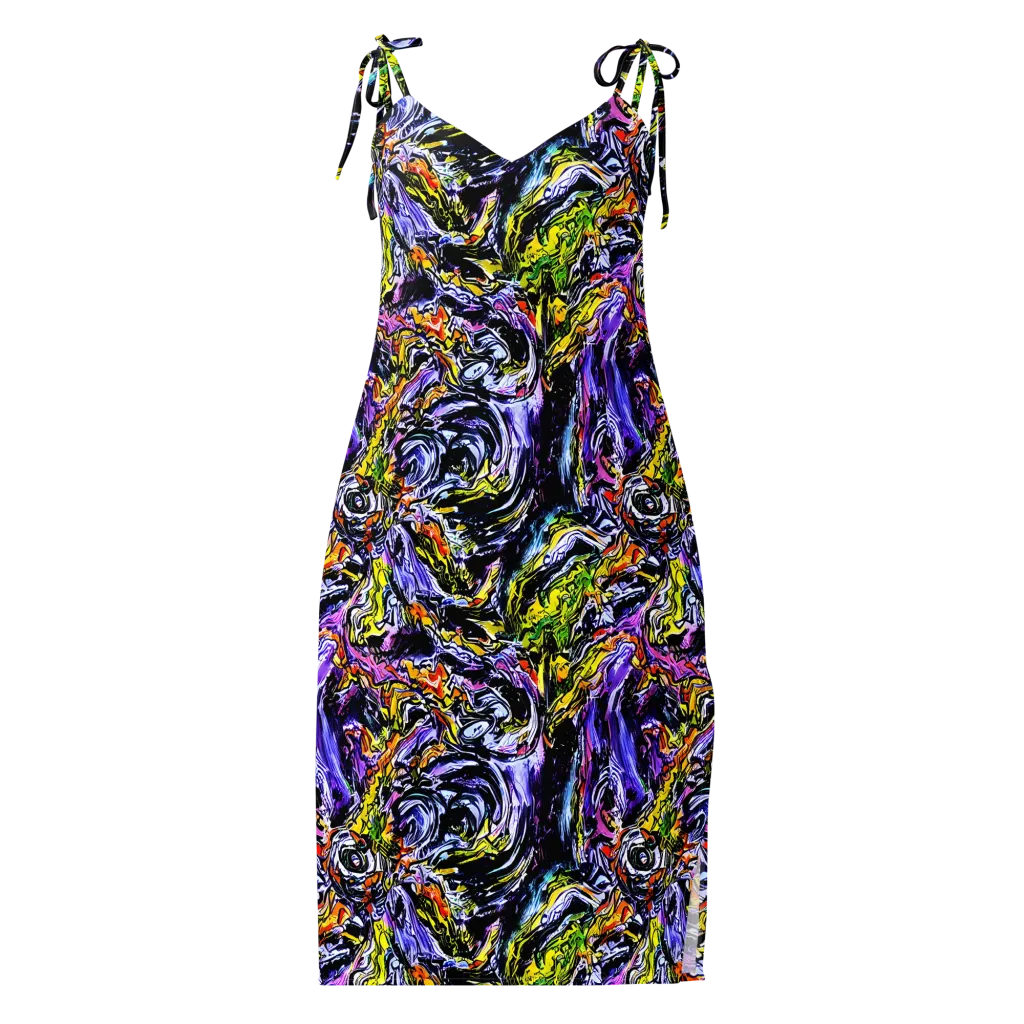 Midnight Mutation on Slip Dress — Front