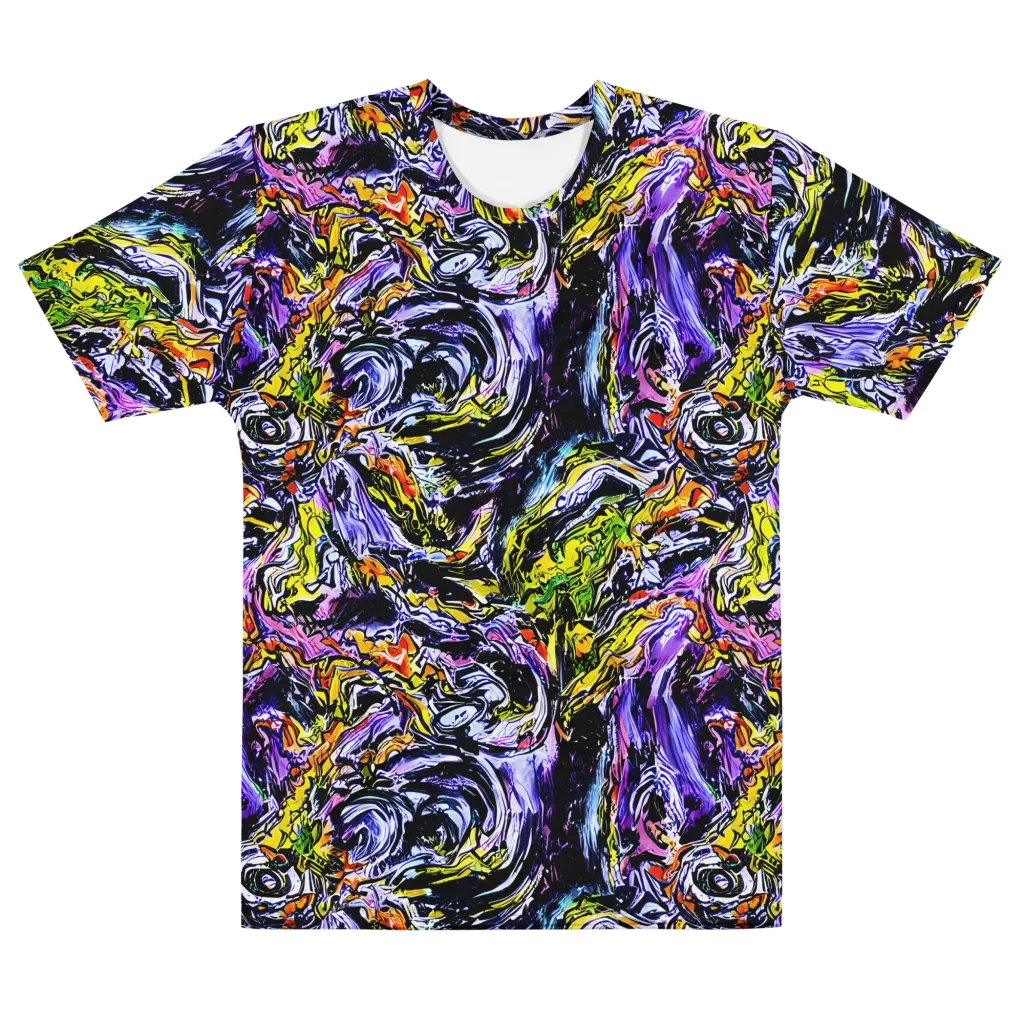 Midnight Mutation on Men's Cotton Crew Neck T-Shirt — Front