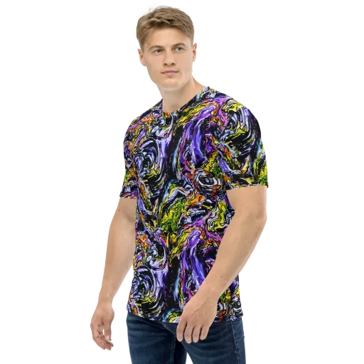 Midnight Mutation on a Men's Crew Neck T-Shirt