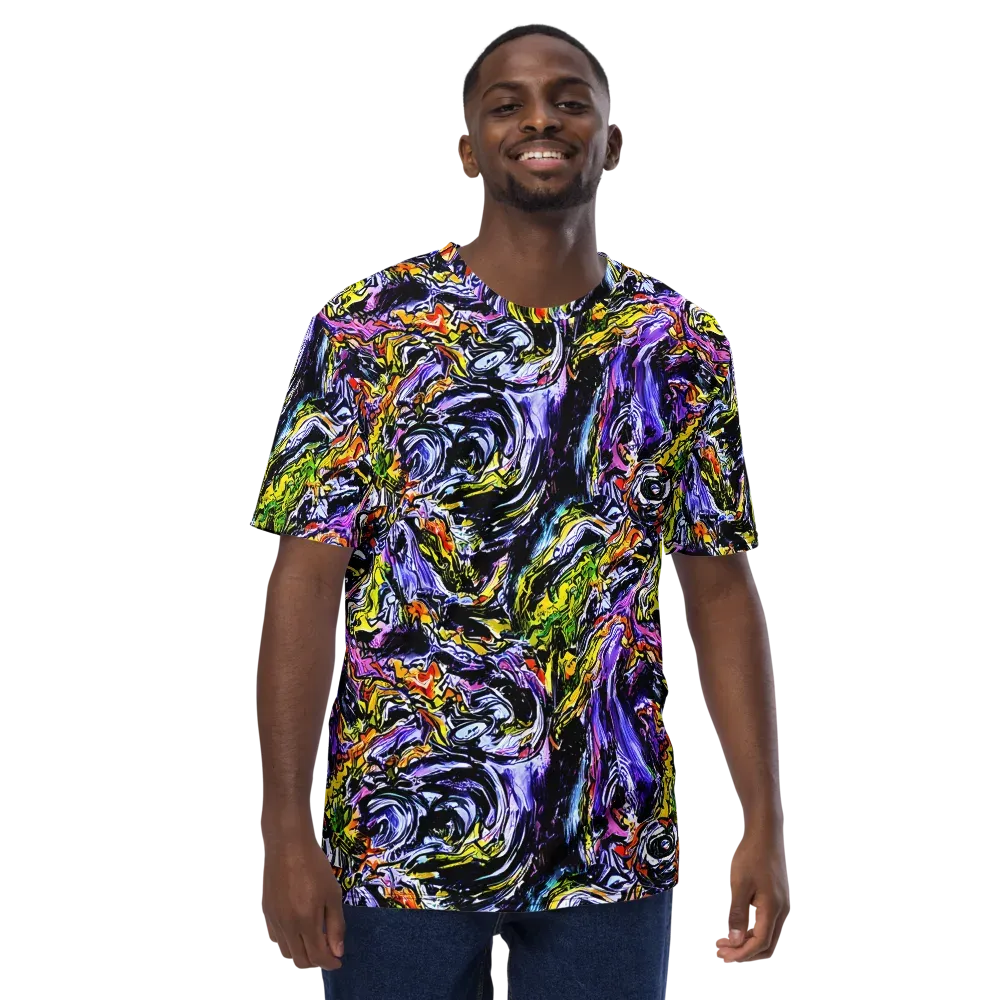 Midnight Mutation on Men's Crew Neck T-Shirt — Front