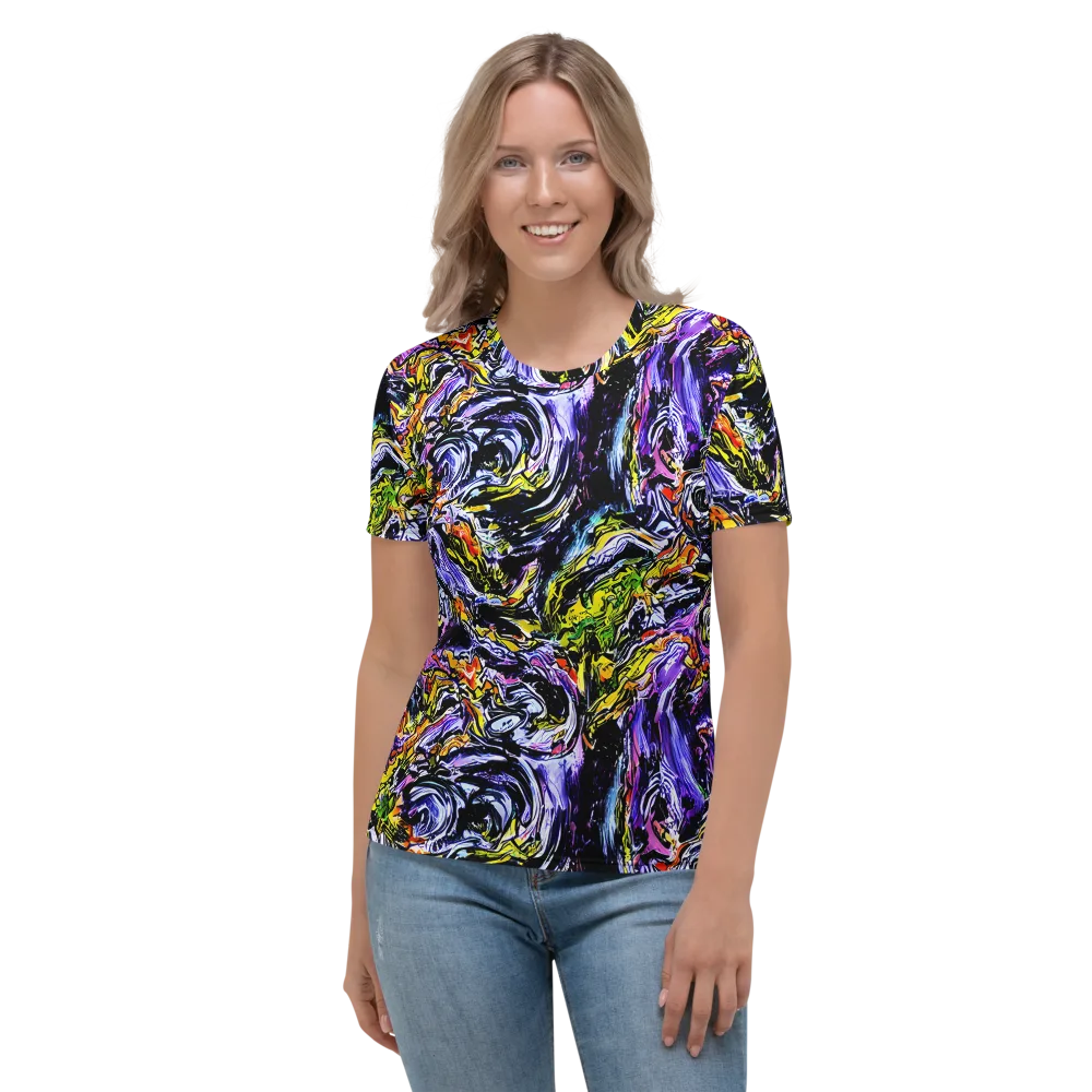 Midnight Mutation on Women's Crew Neck T-Shirt — Front