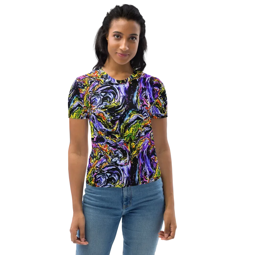 Midnight Mutation on Women's Crew Neck T-Shirt — Front