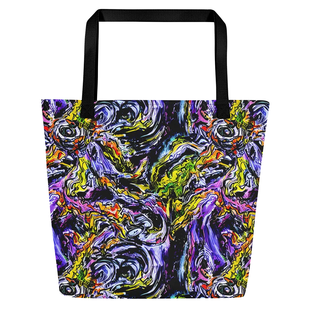 Midnight Mutation on Large Tote Bag W/ Pocket — Front
