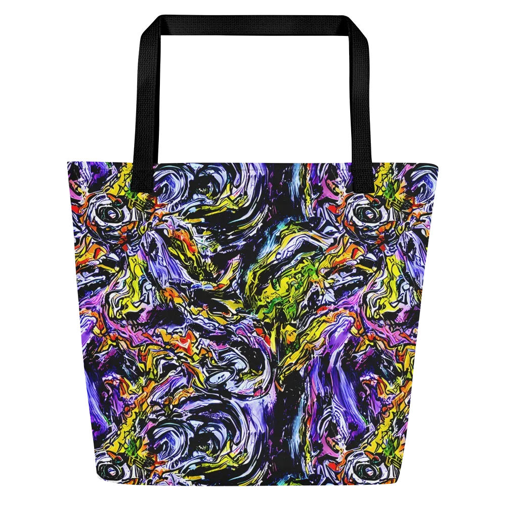 Midnight Mutation on Large Tote Bag W/ Pocket — Front