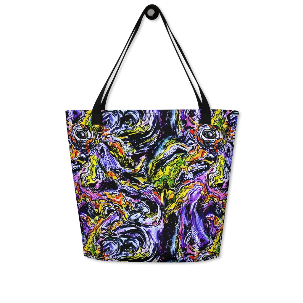 Midnight Mutation on Large Tote Bag W/ Pocket — Front