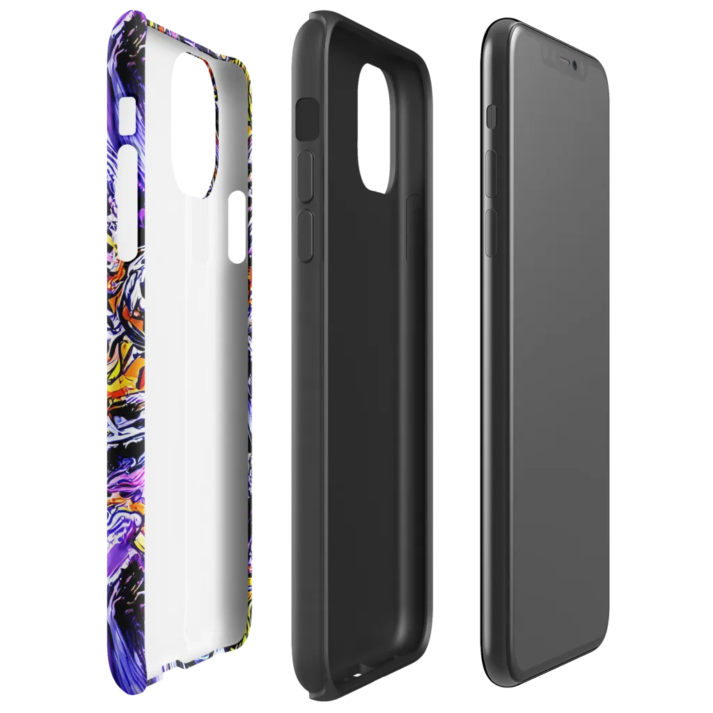 Midnight Mutation on Tough Case for iPhone® — Right