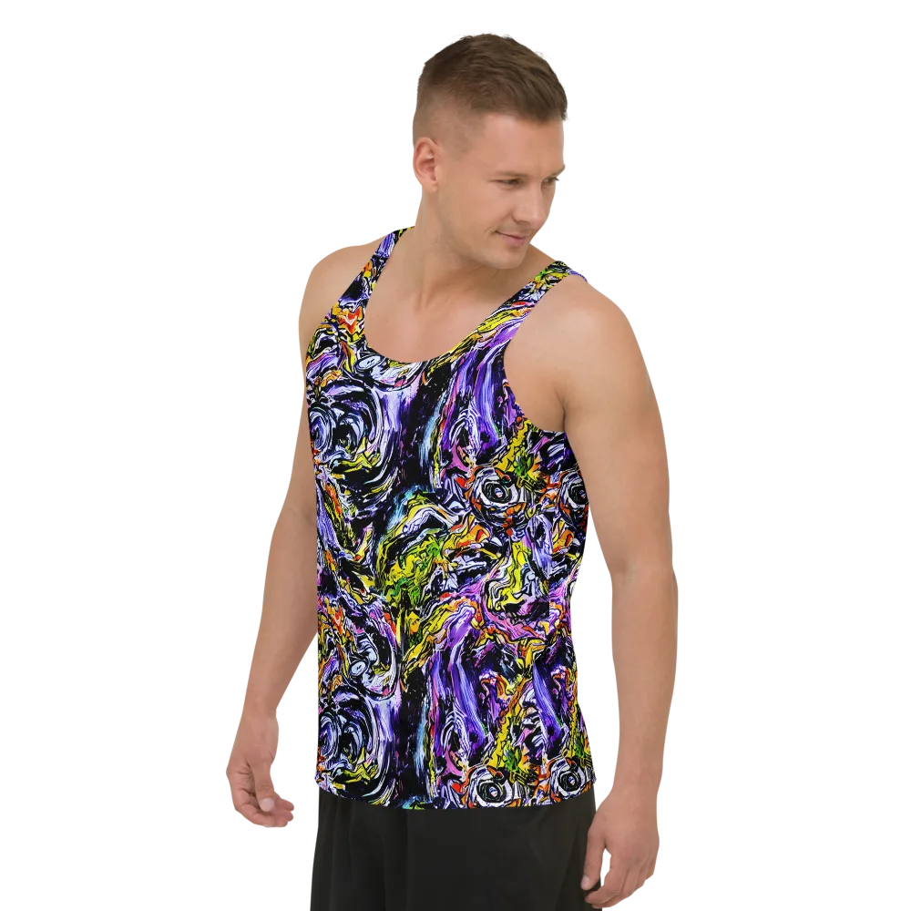 Midnight Mutation on Men's Tank Top — Left Front