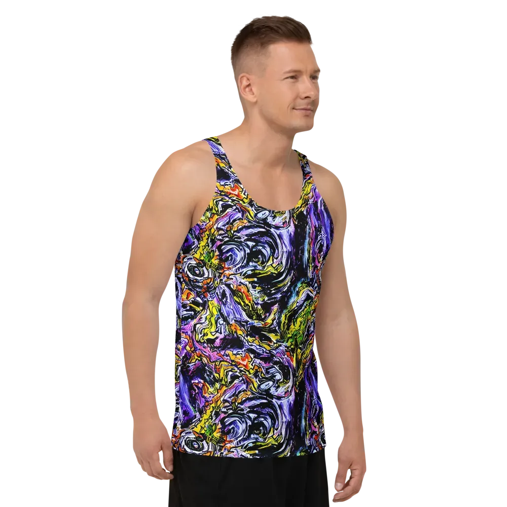 Midnight Mutation on Men's Tank Top — Right Front