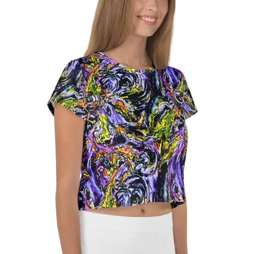 Midnight Mutation on a Crop Tee