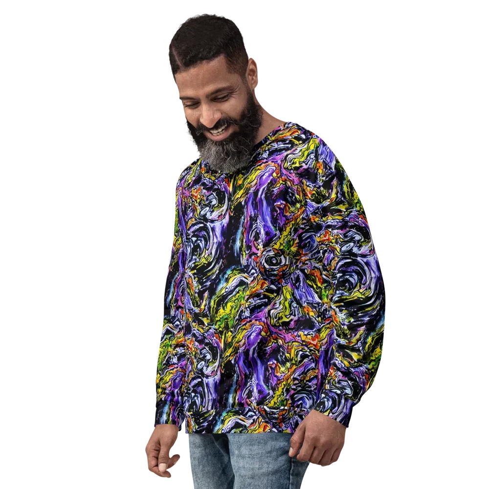 Midnight Mutation on Sweatshirt — Left Front