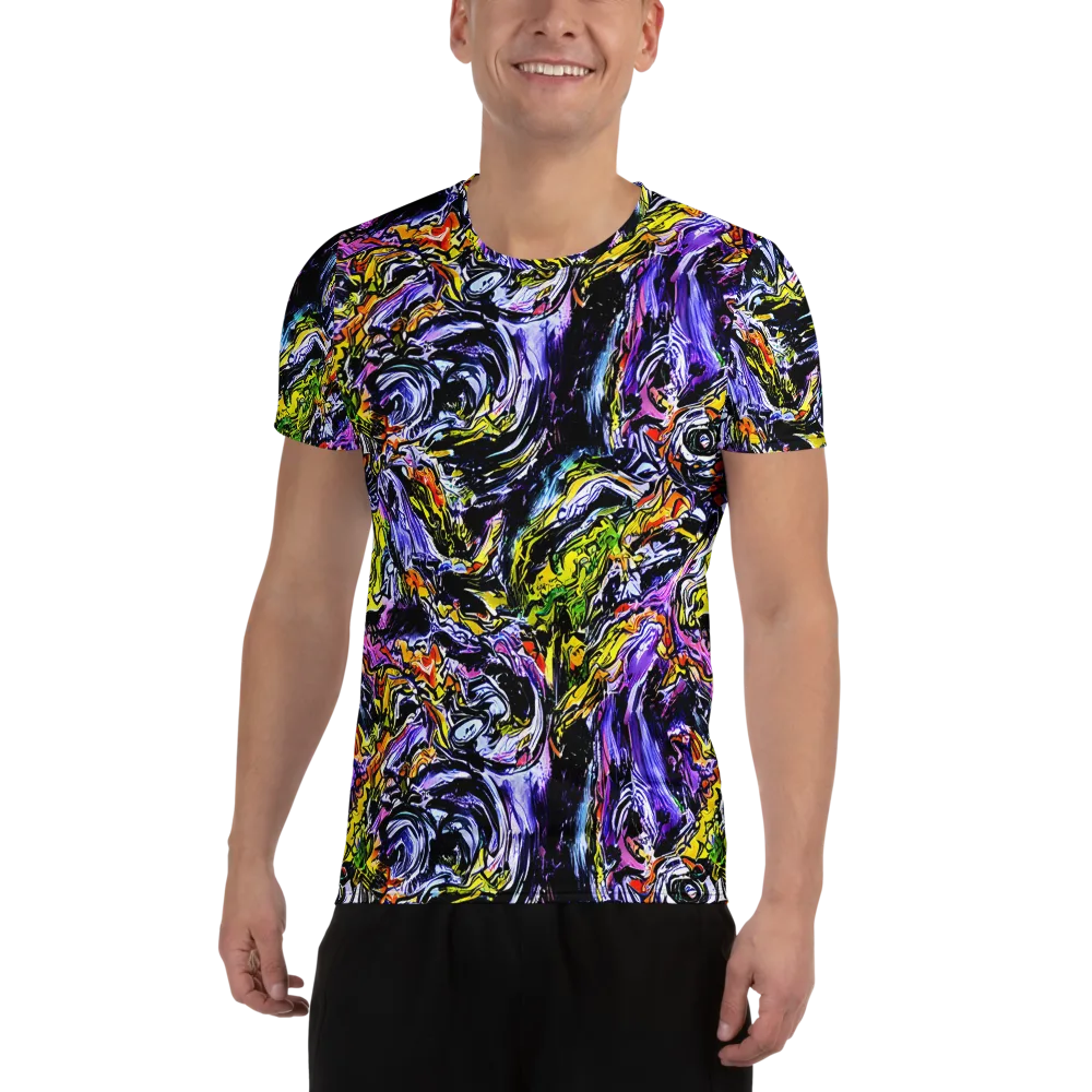 Midnight Mutation on Men's Athletic T-Shirt — Front