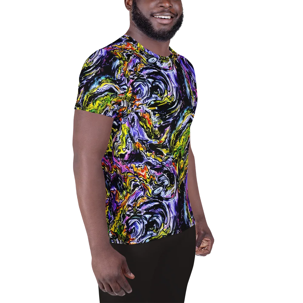 Midnight Mutation on Men's Athletic T-Shirt — Right