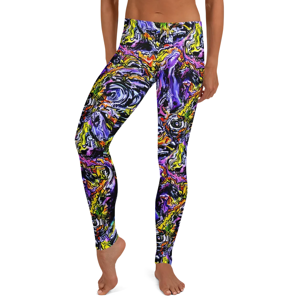Midnight Mutation on Leggings — Front