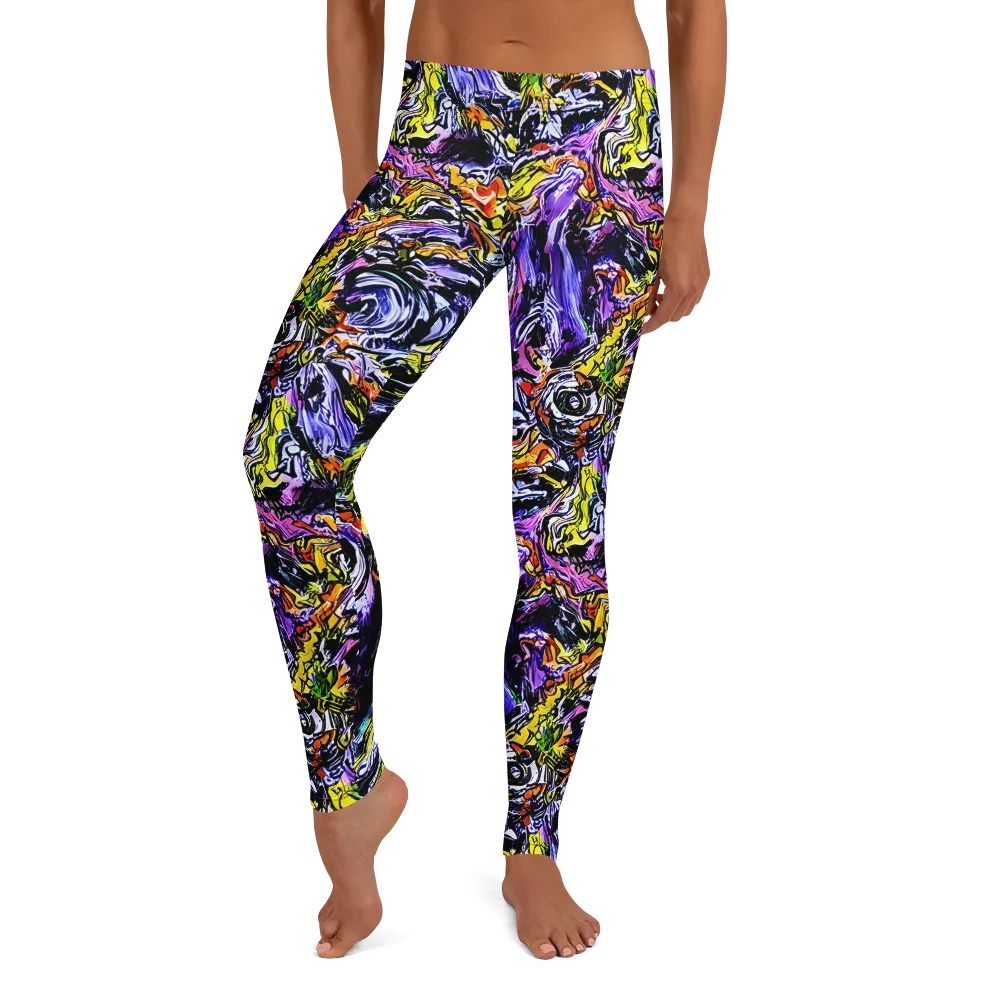 Midnight Mutation on Leggings — Front
