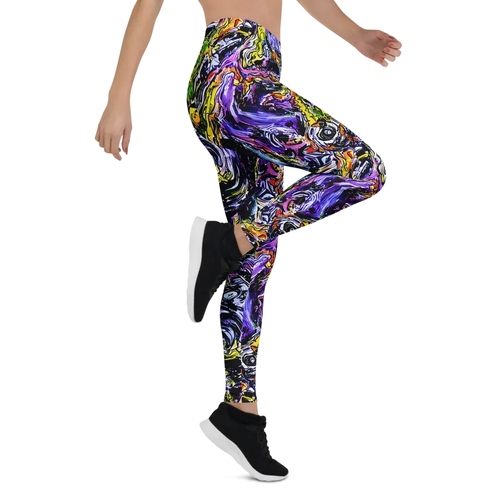 Midnight Mutation on Leggings — Right