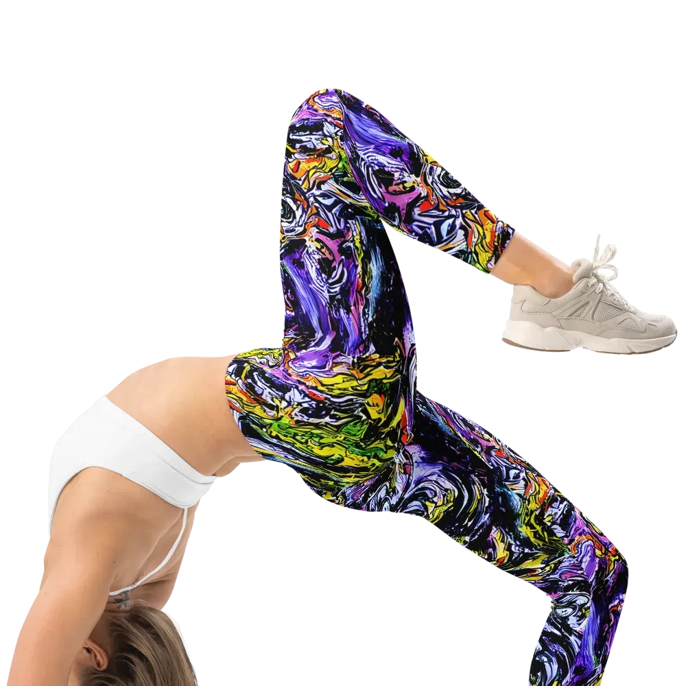 Midnight Mutation on Leggings — Right