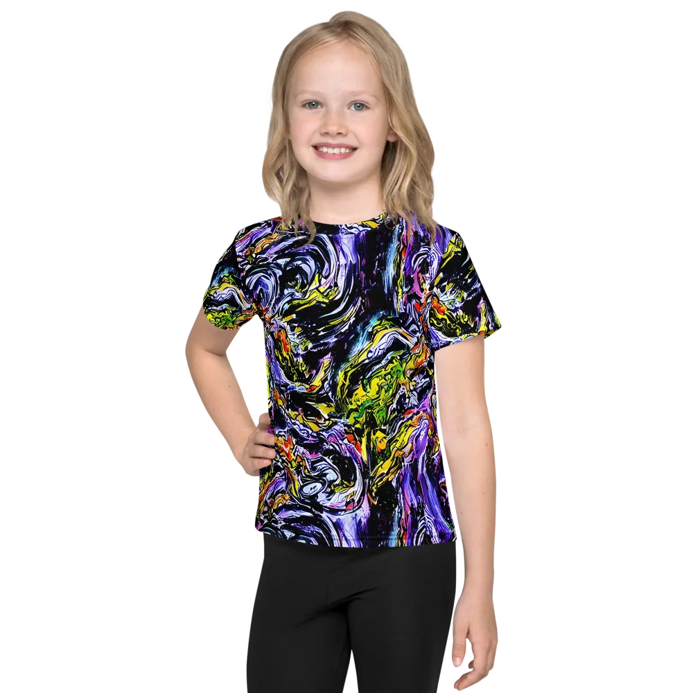 Midnight Mutation on Kids Crew Neck T-Shirt — Front