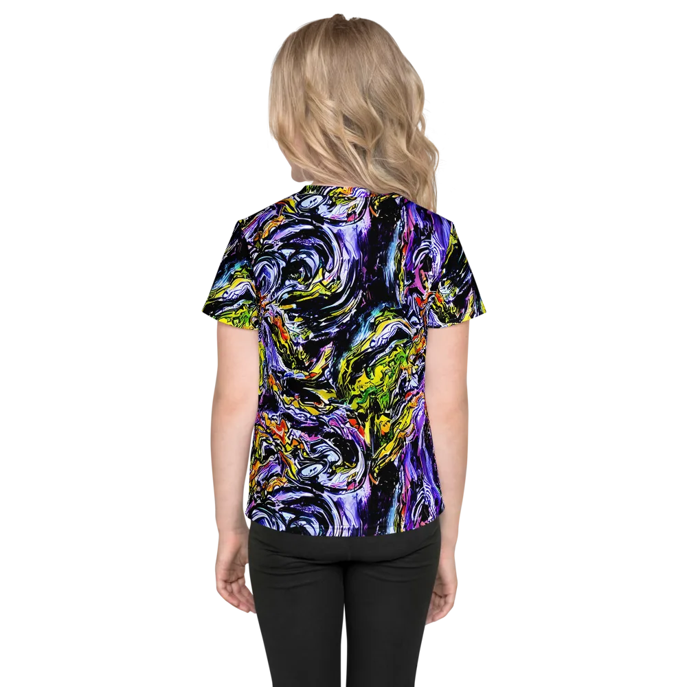 Midnight Mutation on Kids Crew Neck T-Shirt — Back