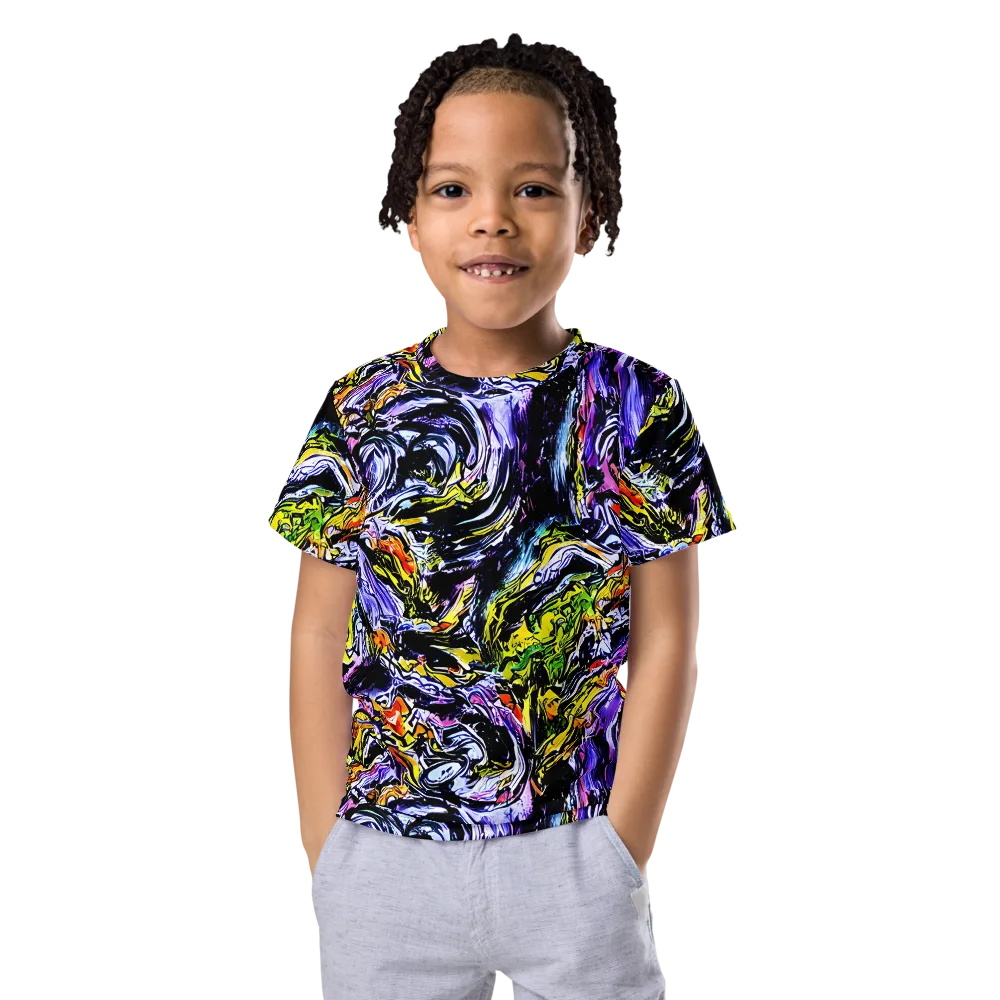 Midnight Mutation on Kids Crew Neck T-Shirt — Front