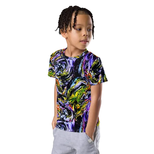 Midnight Mutation on a Kids Crew Neck T-Shirt