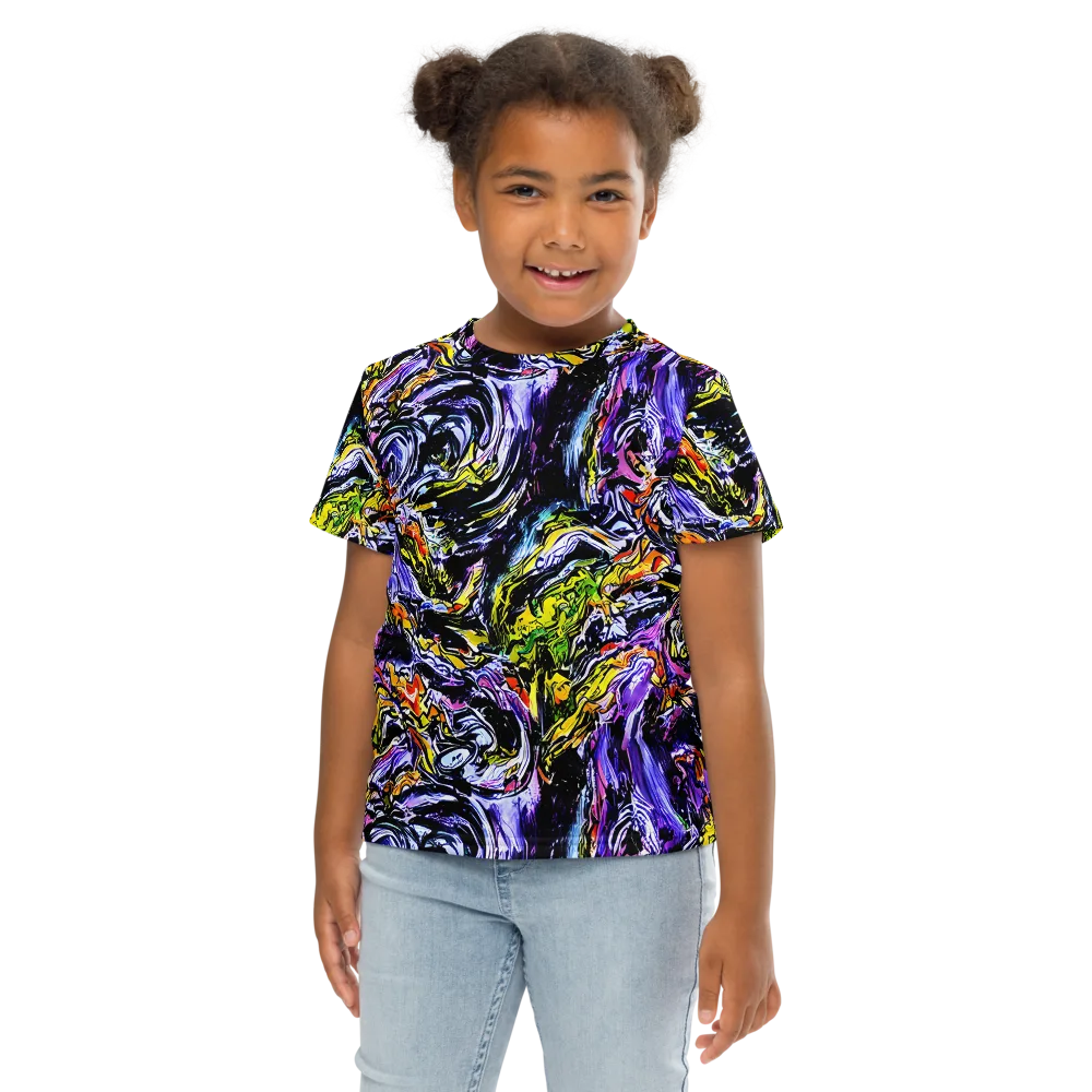 Midnight Mutation on Kids Crew Neck T-Shirt — Front