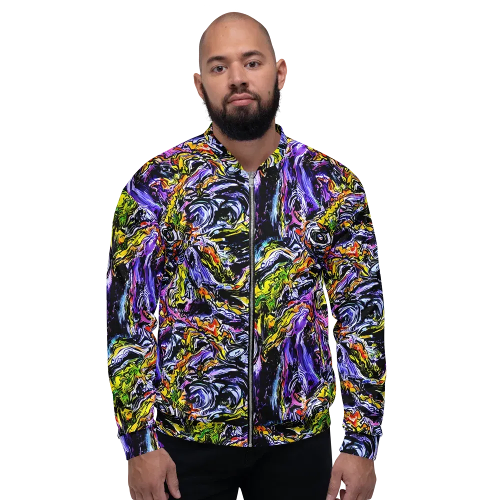Midnight Mutation on Bomber Jacket — Front
