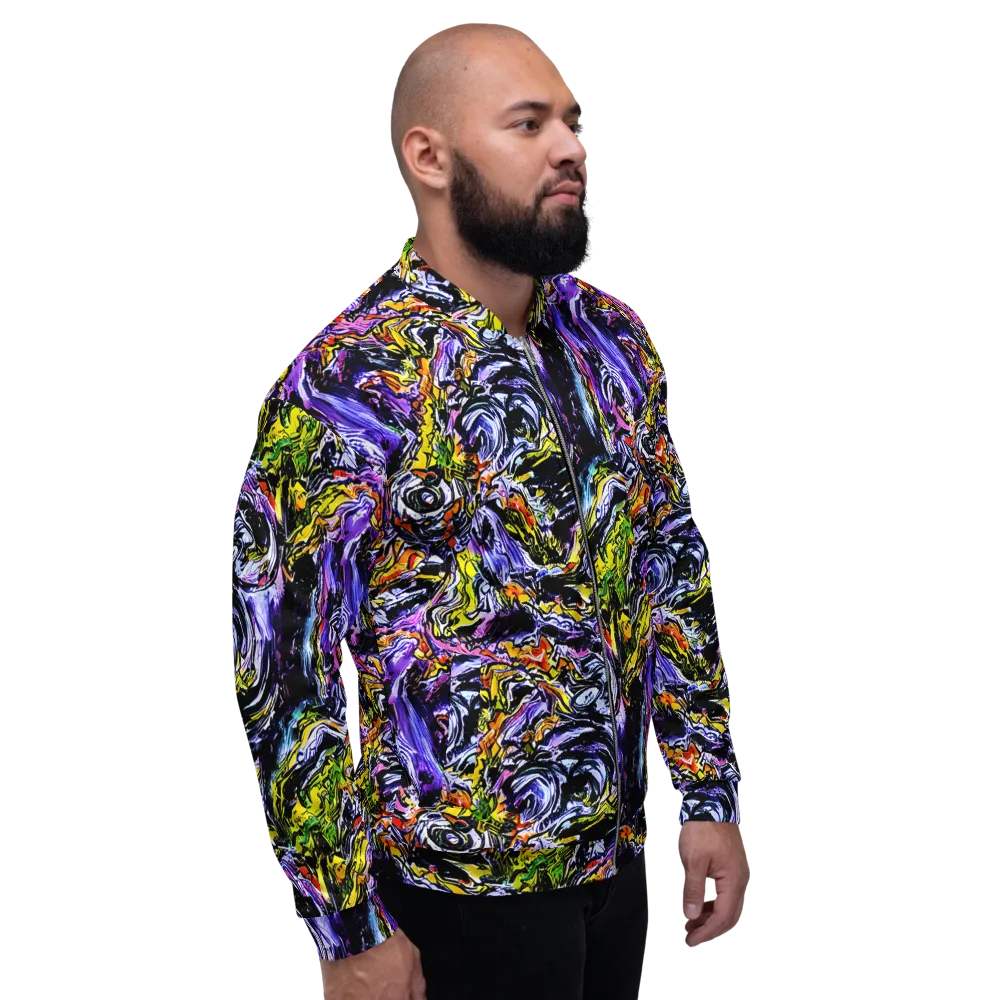 Midnight Mutation on Bomber Jacket — Right