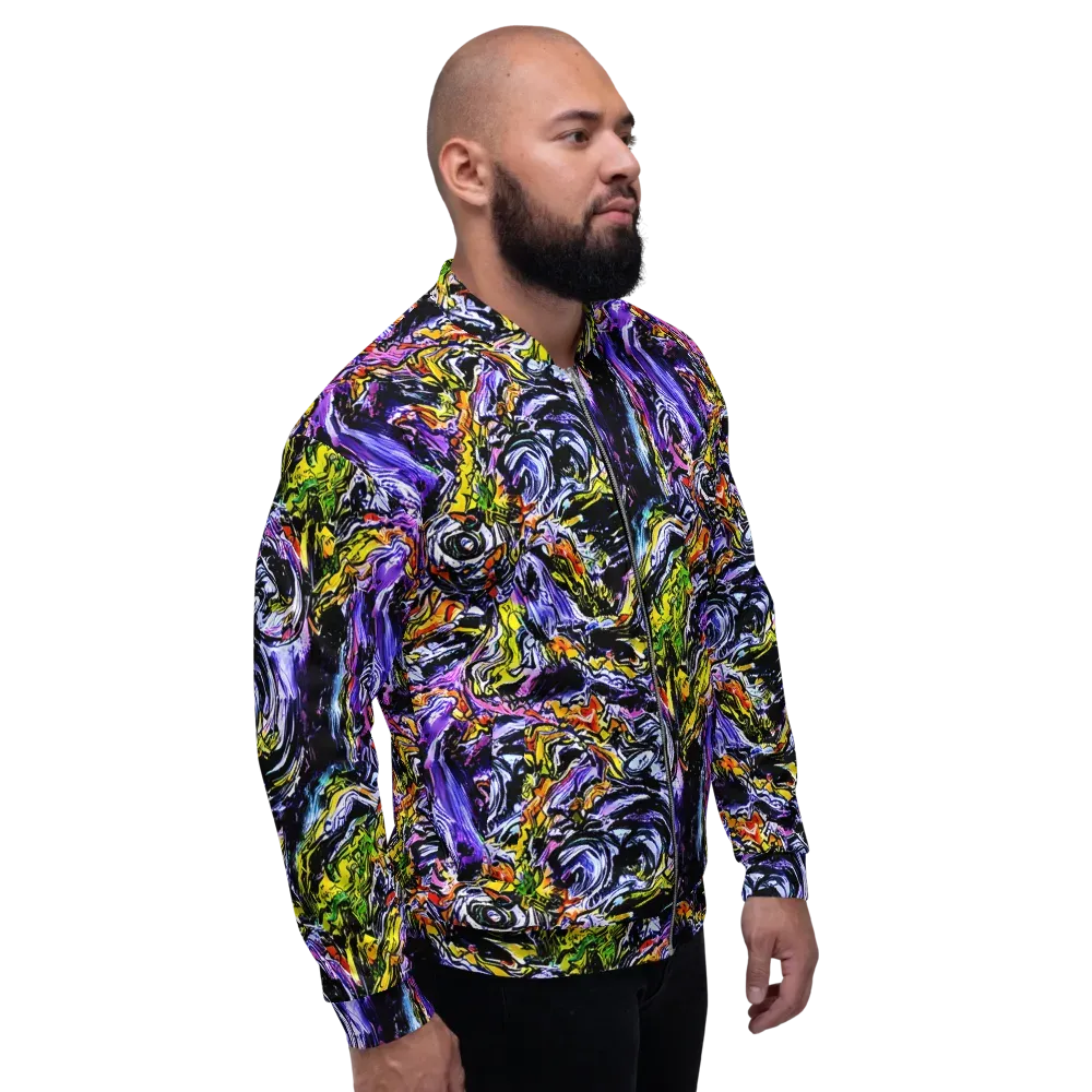 Midnight Mutation on Bomber Jacket — Right