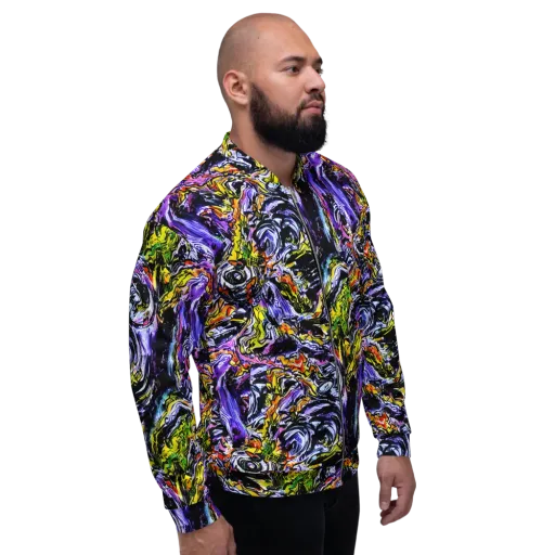Midnight Mutation on a Bomber Jacket