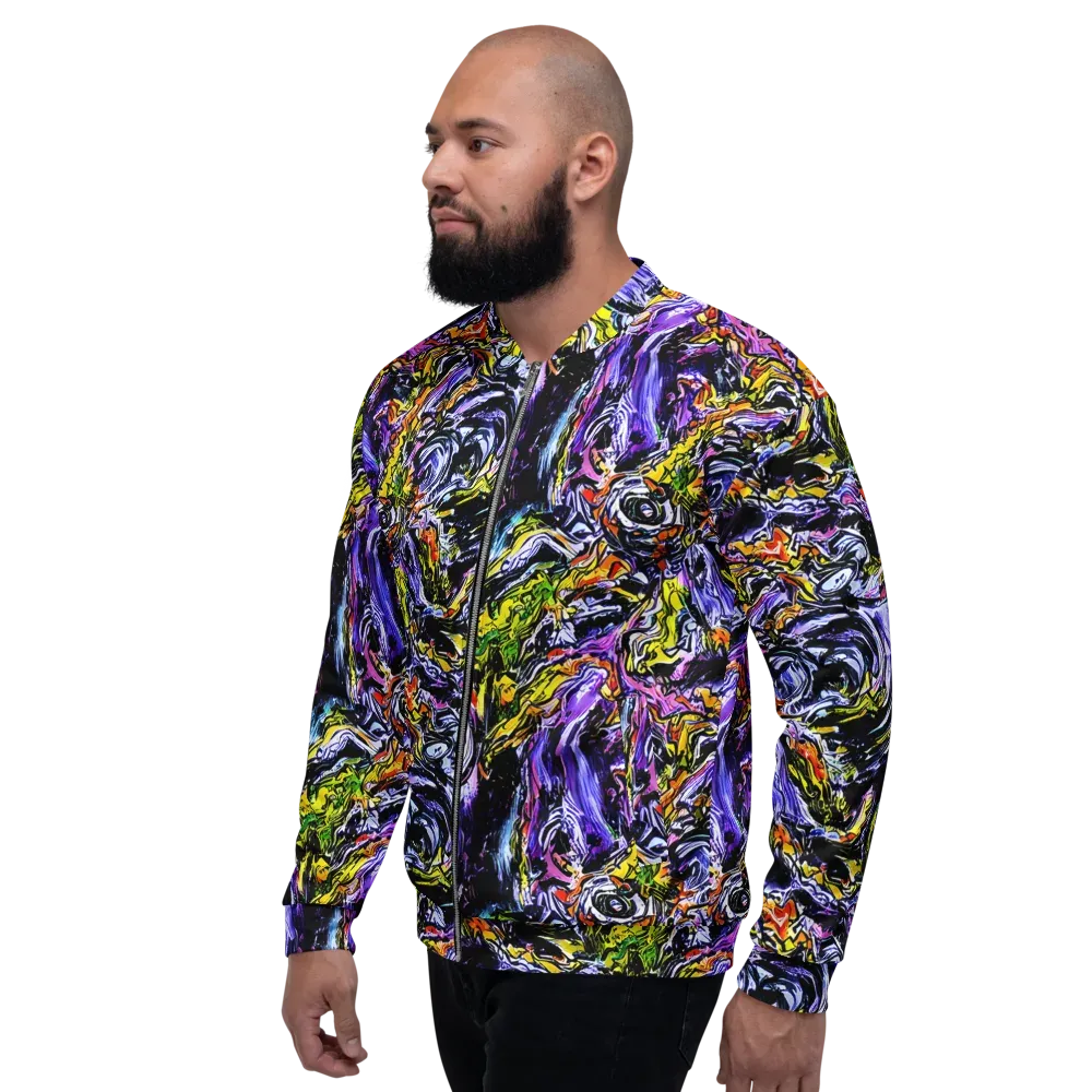 Midnight Mutation on Bomber Jacket — Left