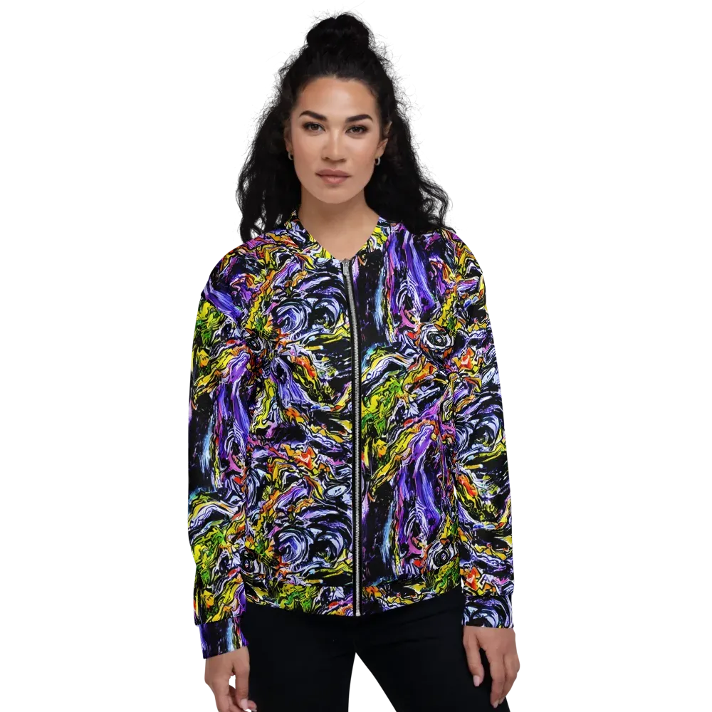 Midnight Mutation on Bomber Jacket — Front