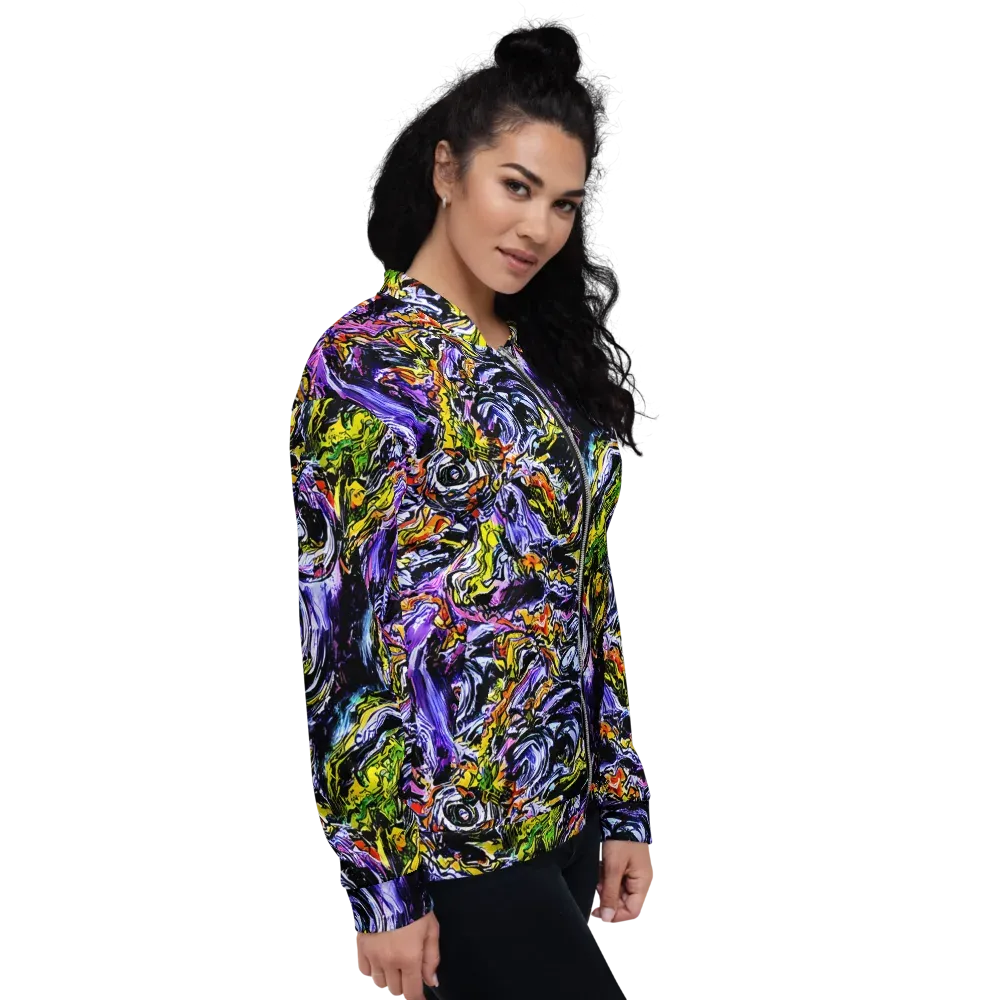Midnight Mutation on Bomber Jacket — Right