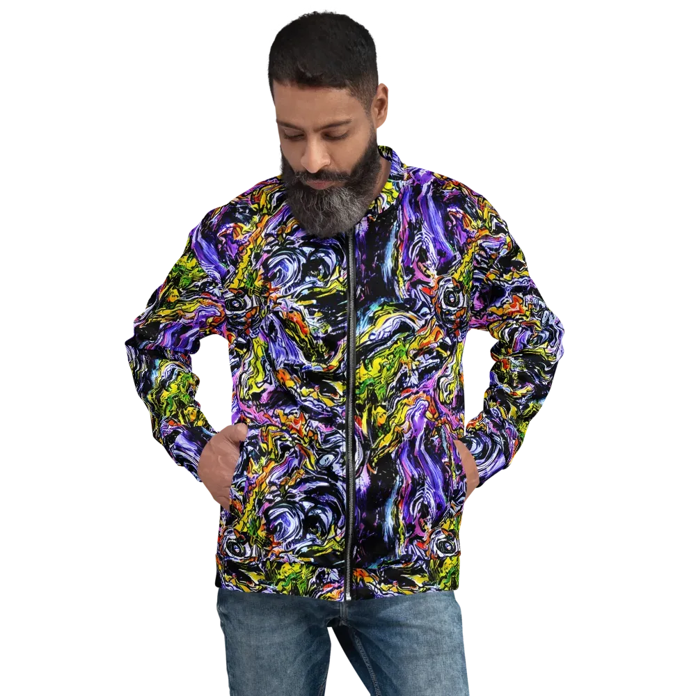 Midnight Mutation on Bomber Jacket — Front