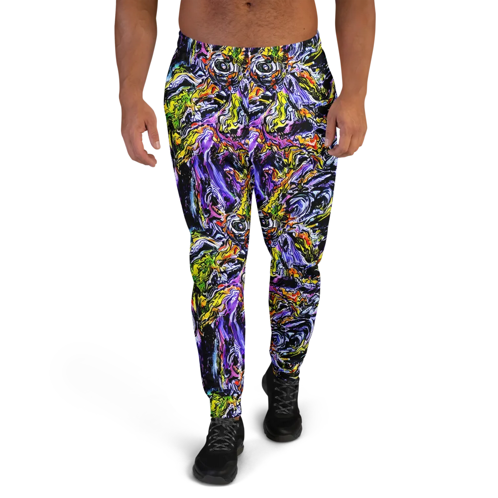 Midnight Mutation on Men's Joggers — Front