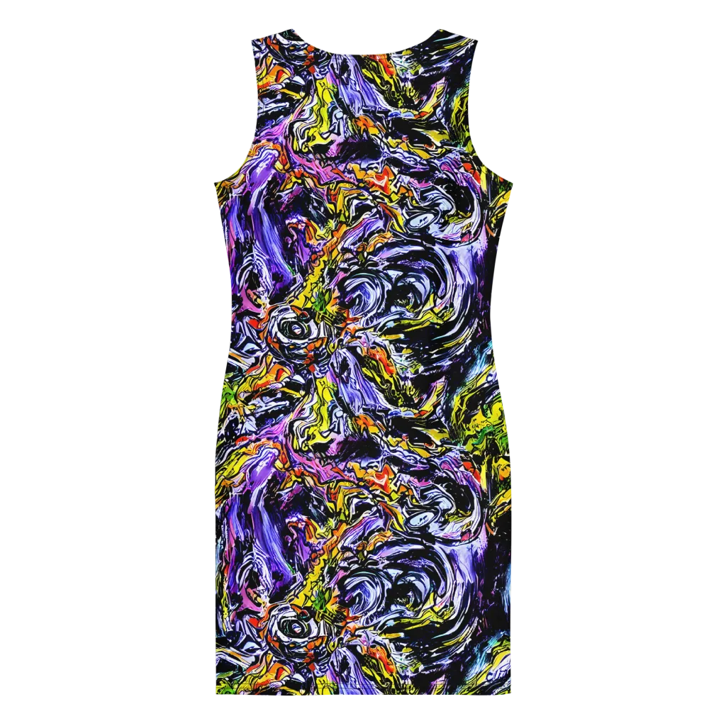 Midnight Mutation on Bodycon Dress — Back
