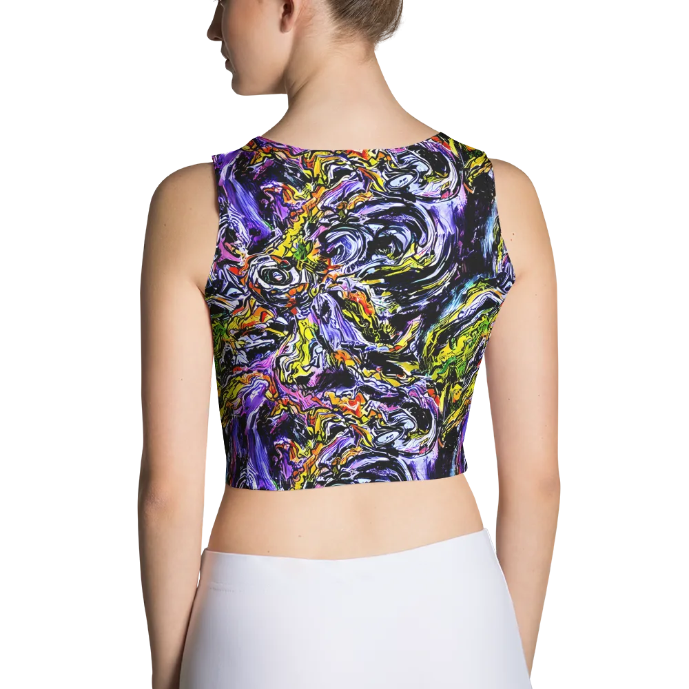 Midnight Mutation on Crop Top — Back