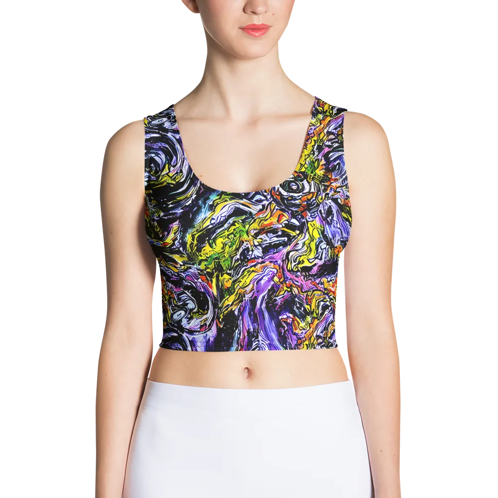 Midnight Mutation on Crop Top — Front