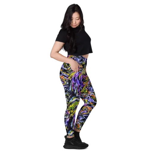 Midnight Mutation on a Leggings with Pockets