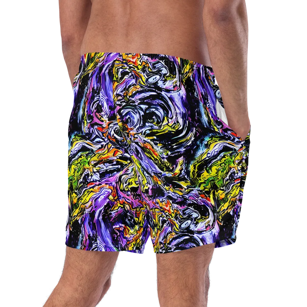 Midnight Mutation on Swim Trunks — Right Back