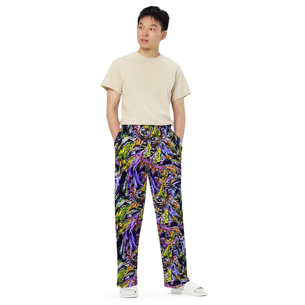 Midnight Mutation on Wide-Leg Pants — Front