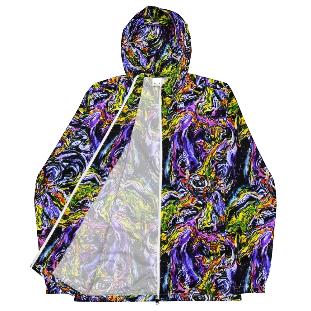 Midnight Mutation on Men's Windbreaker — Front